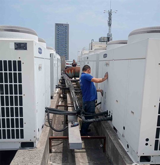 乌马河中央空调制热和不制冷系统维修方法